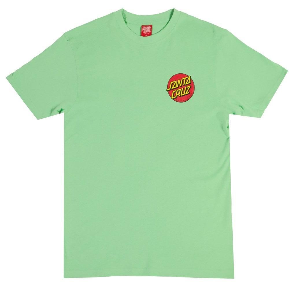  Santa Cruz Classic Dot Chest T-Shirt - Apple Mint、mySite、merchandisen