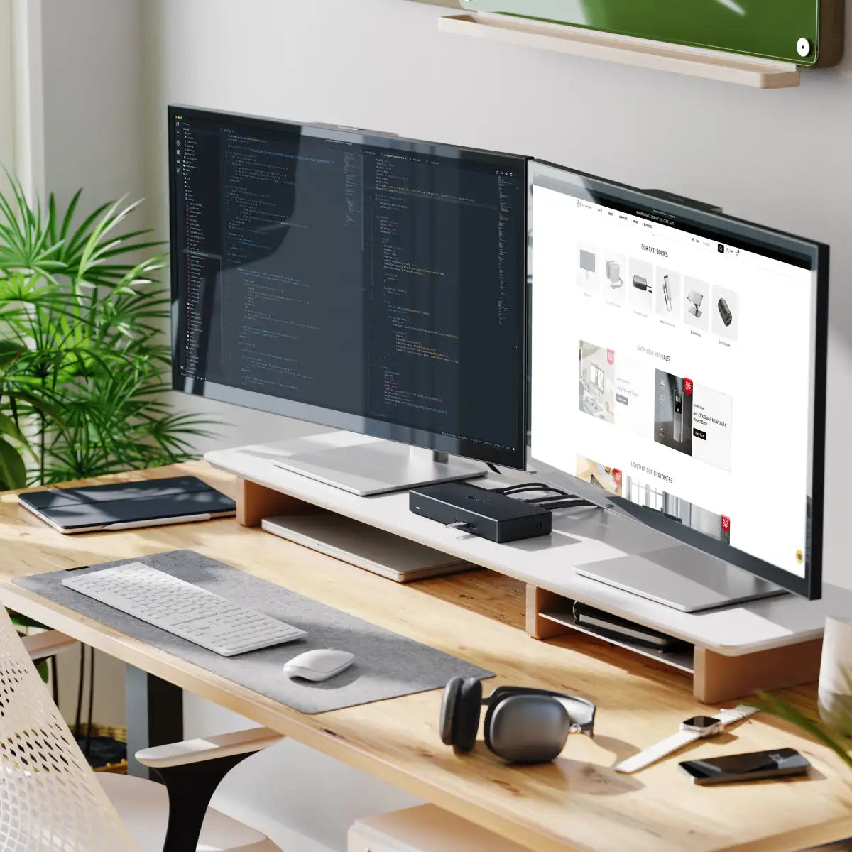 DA2 Dual 4K Display Universal Docking Station with 100W Power Delivery、mySite、fannypackpong