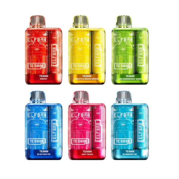 Elf Bar TE5000 Puffs Disposable Vape 13.5mL 10 Pack、mySite、zt4zffjzw