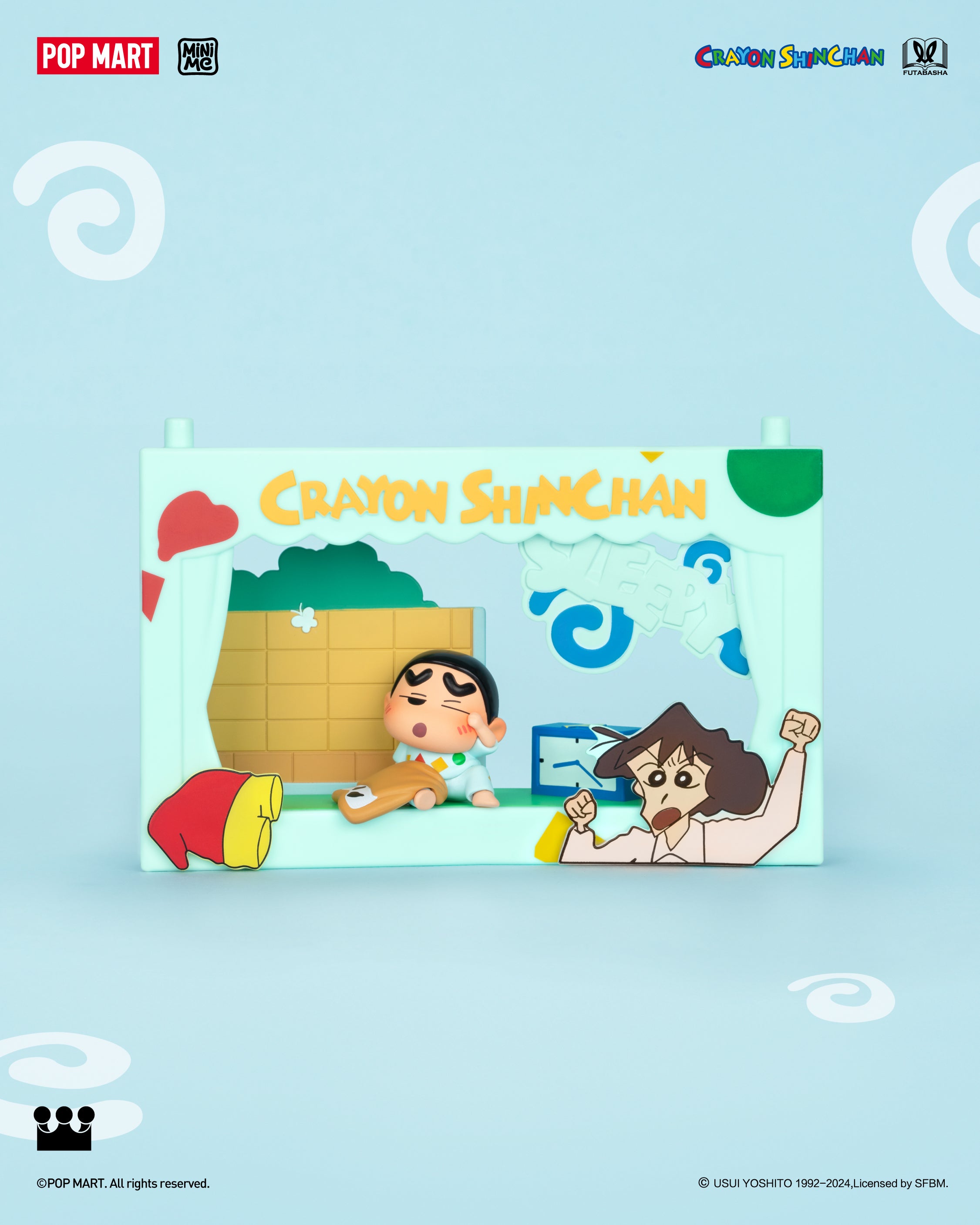  POP MART Crayon Shinchan Life Theatre Series Scene Sets、mySite、greenlandpopulation
