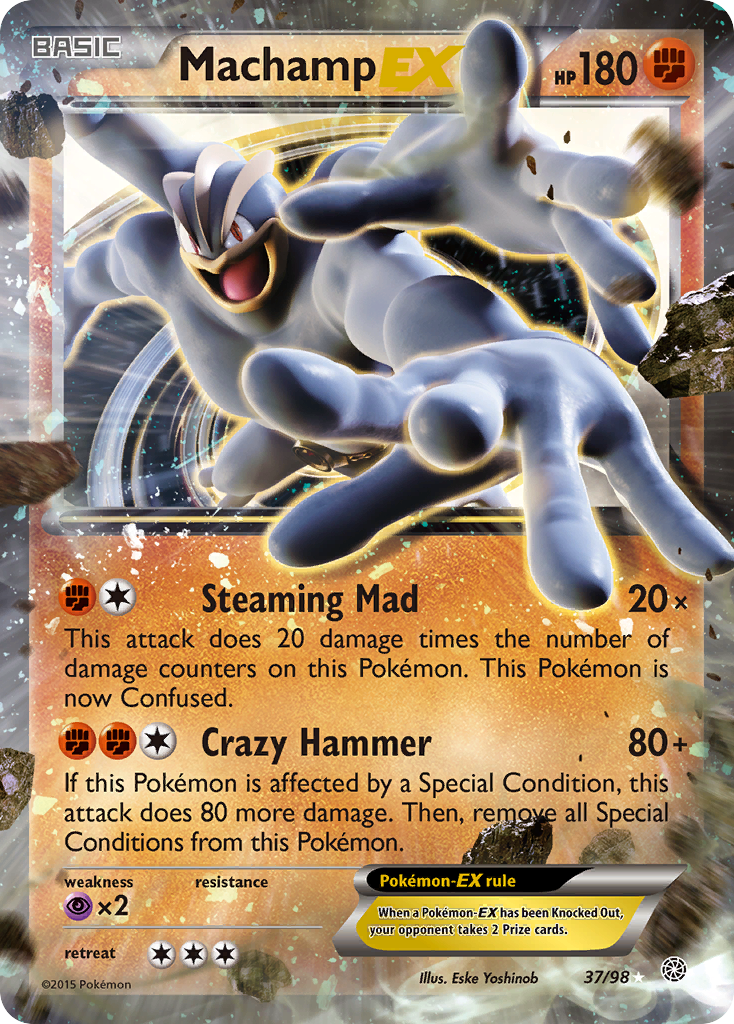 Machamp EX (37/98) XY: Ancient Origins、mySite、waistdrama