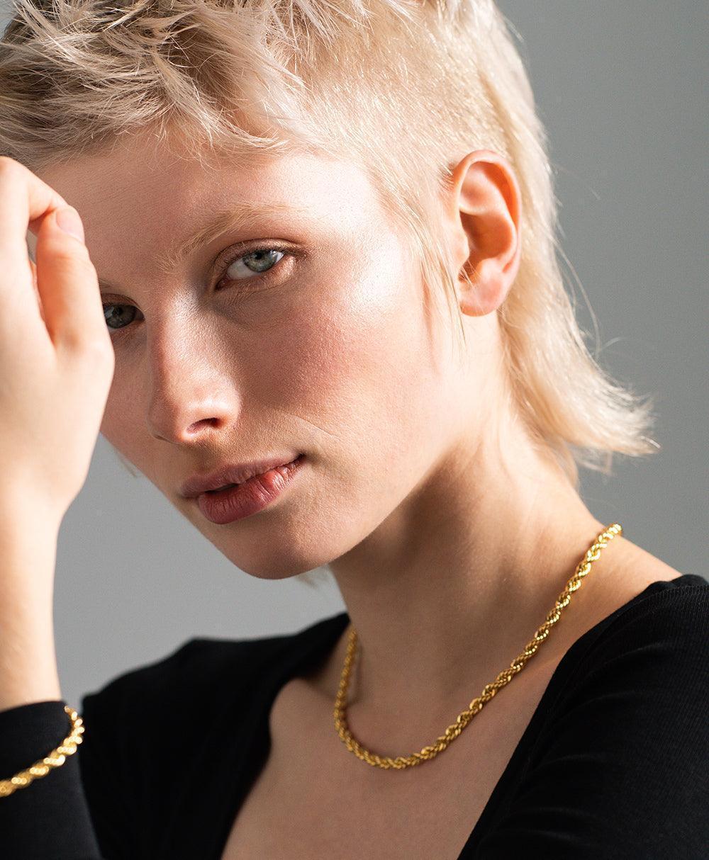 Ida Necklace 18ct Gold Plated、mySite、botmansion