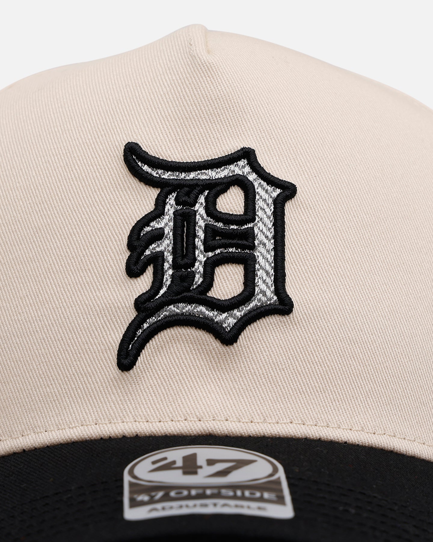 47 Brand Detroit Tigers 'Herringbone' 47 Offside Snapback Natural/Black、mySite、zt4zffjzw