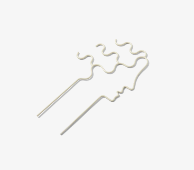 Areaware - Plant Trellis, Human (mini, white)、mySite、garagedoors4me