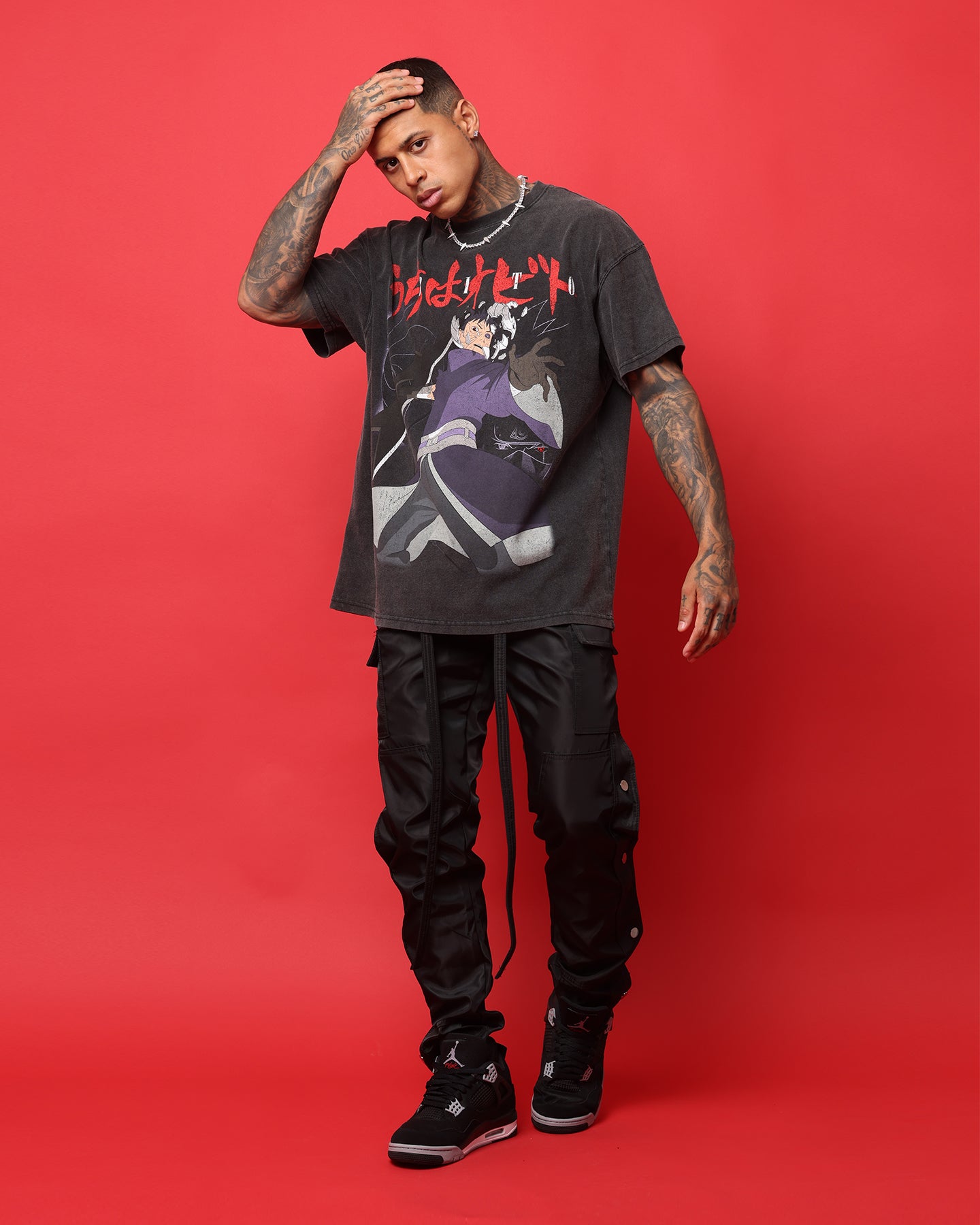 Goat Crew X Naruto Obito Heavyweight Vintage T-Shirt Vintage Black、mySite、zt4zffjzw