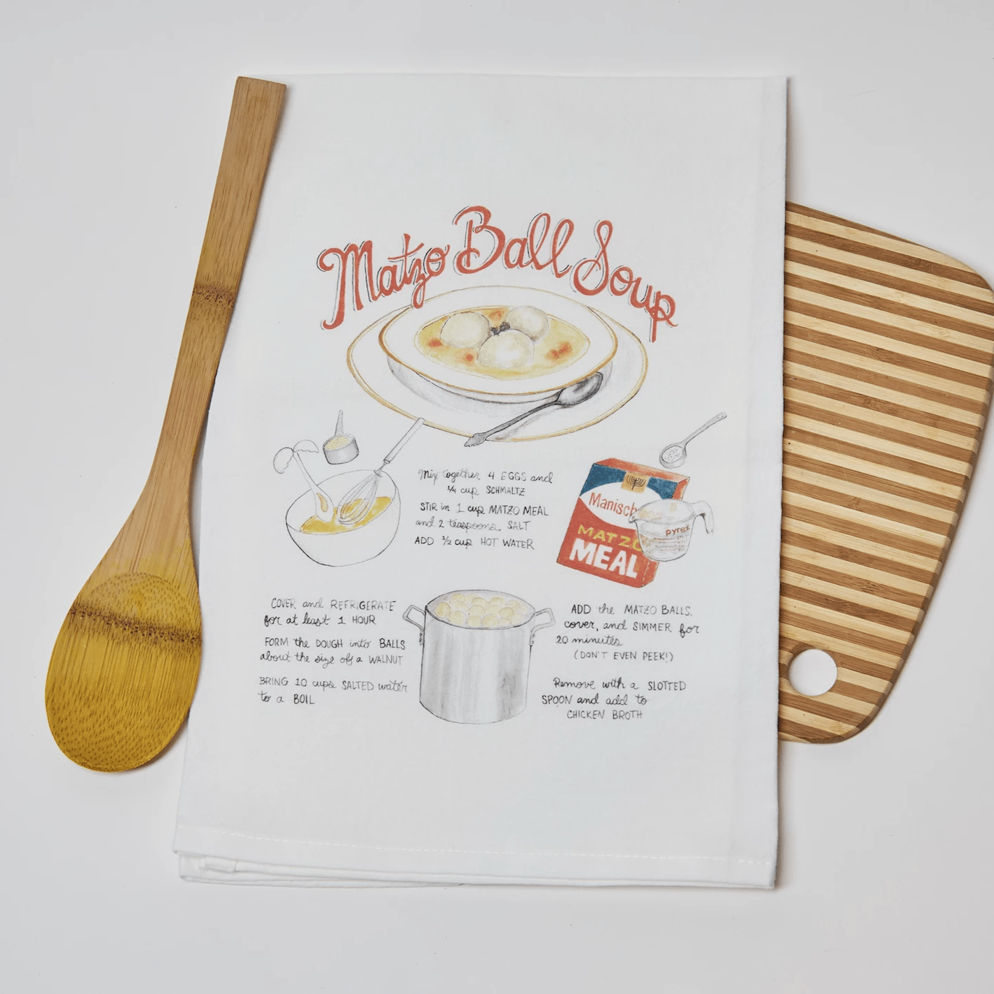 Matzo Ball Soup Recipe Kitchen Towel、mySite、topwebapps