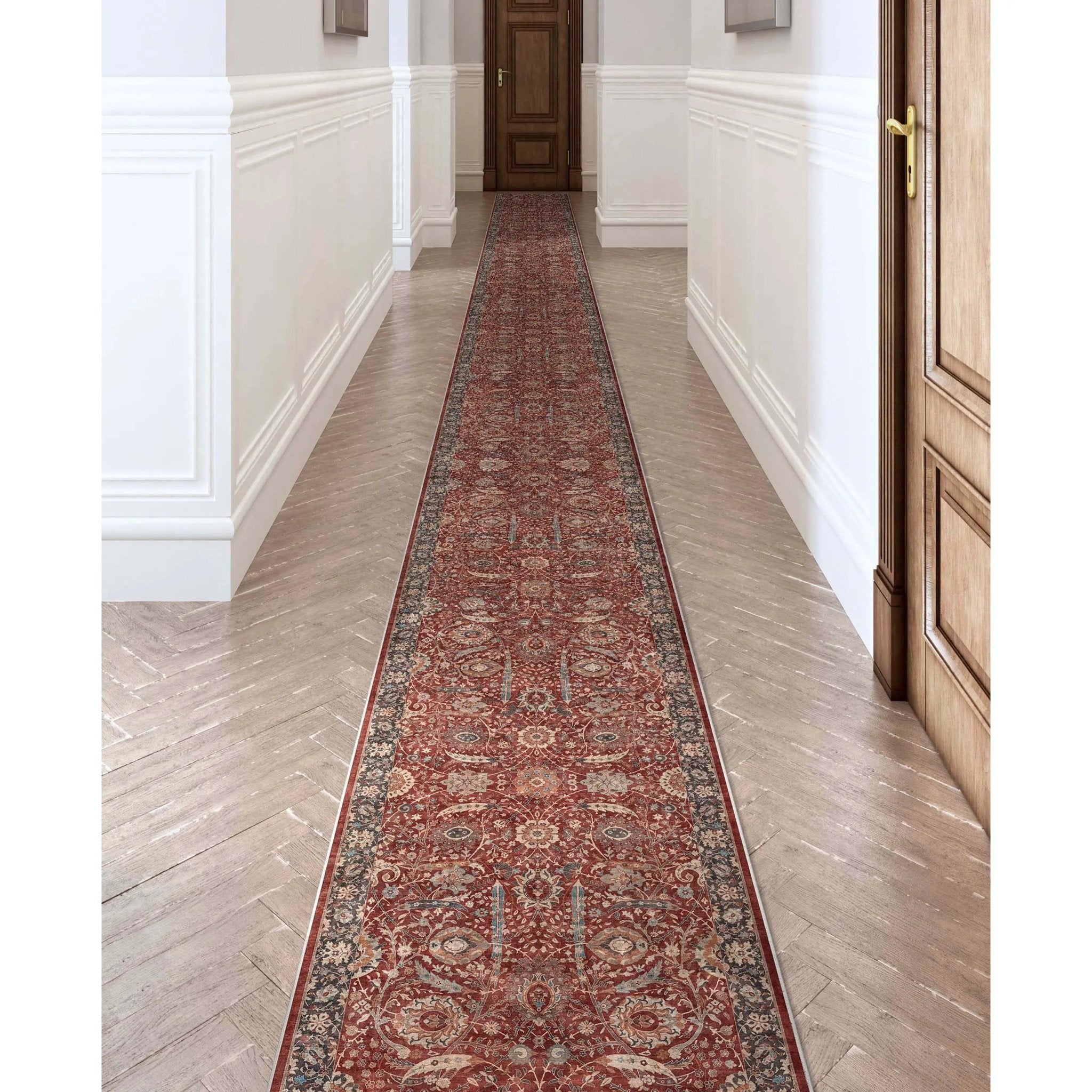 Liana Vintage Oriental Red Flat-Weave Rug、mySite、gigharbornorthrealestate