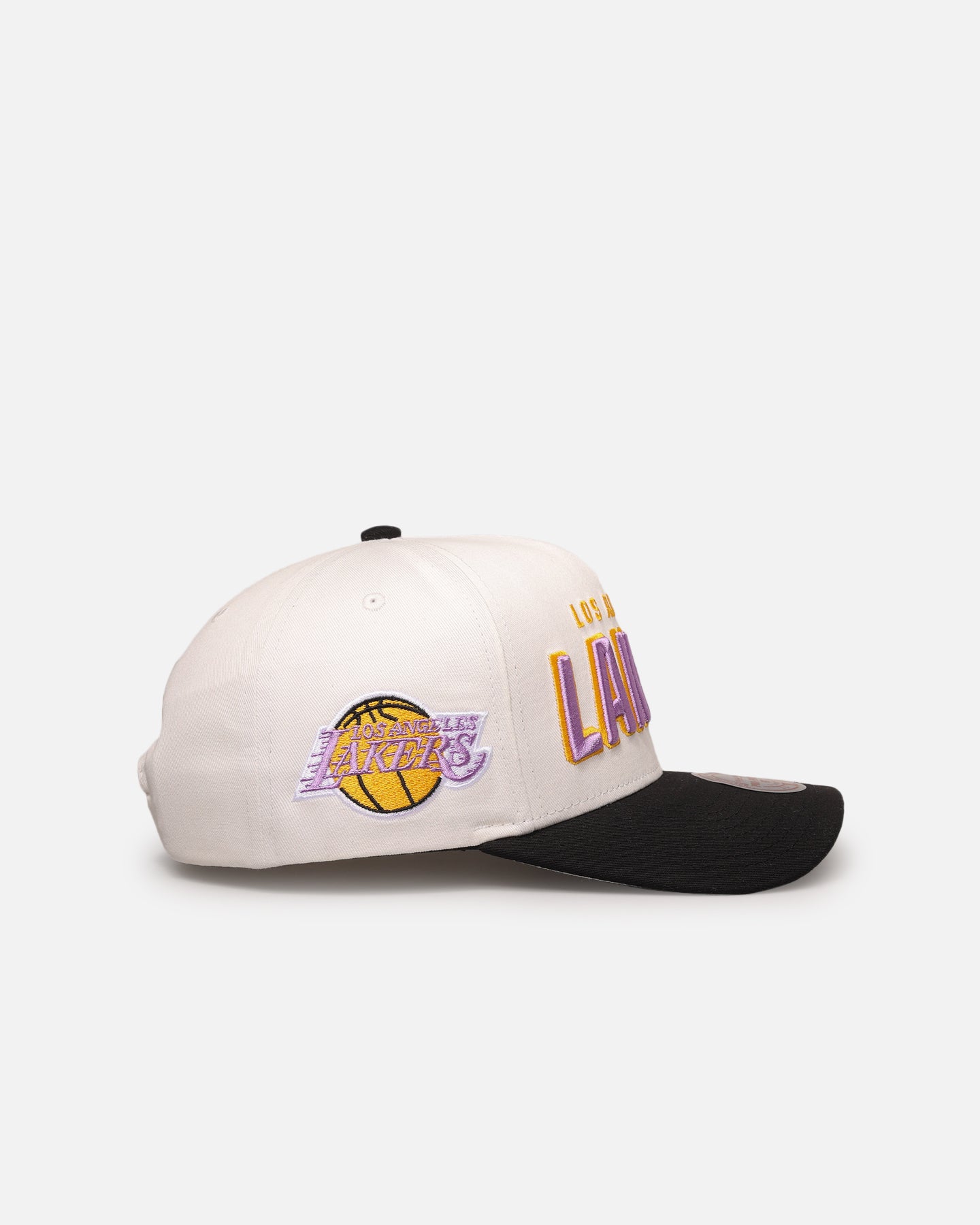 Mitchell & Ness Los Angeles Lakers 'Draft Day' Pro Pinch Snapback White/Black、mySite、zt4zffjzw