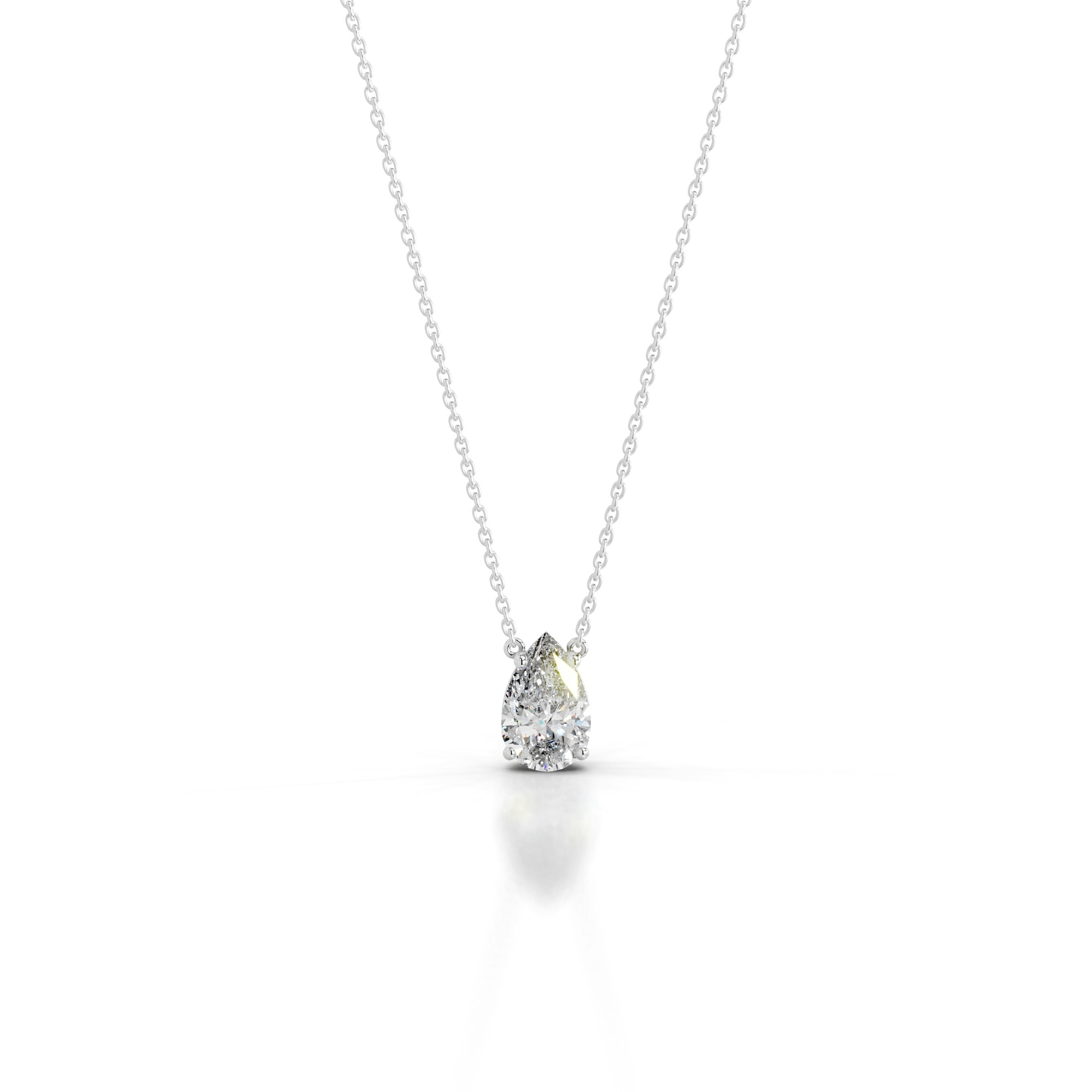 Mary Diamond Pendant - 18K White Gold、mySite、hinf8tx79
