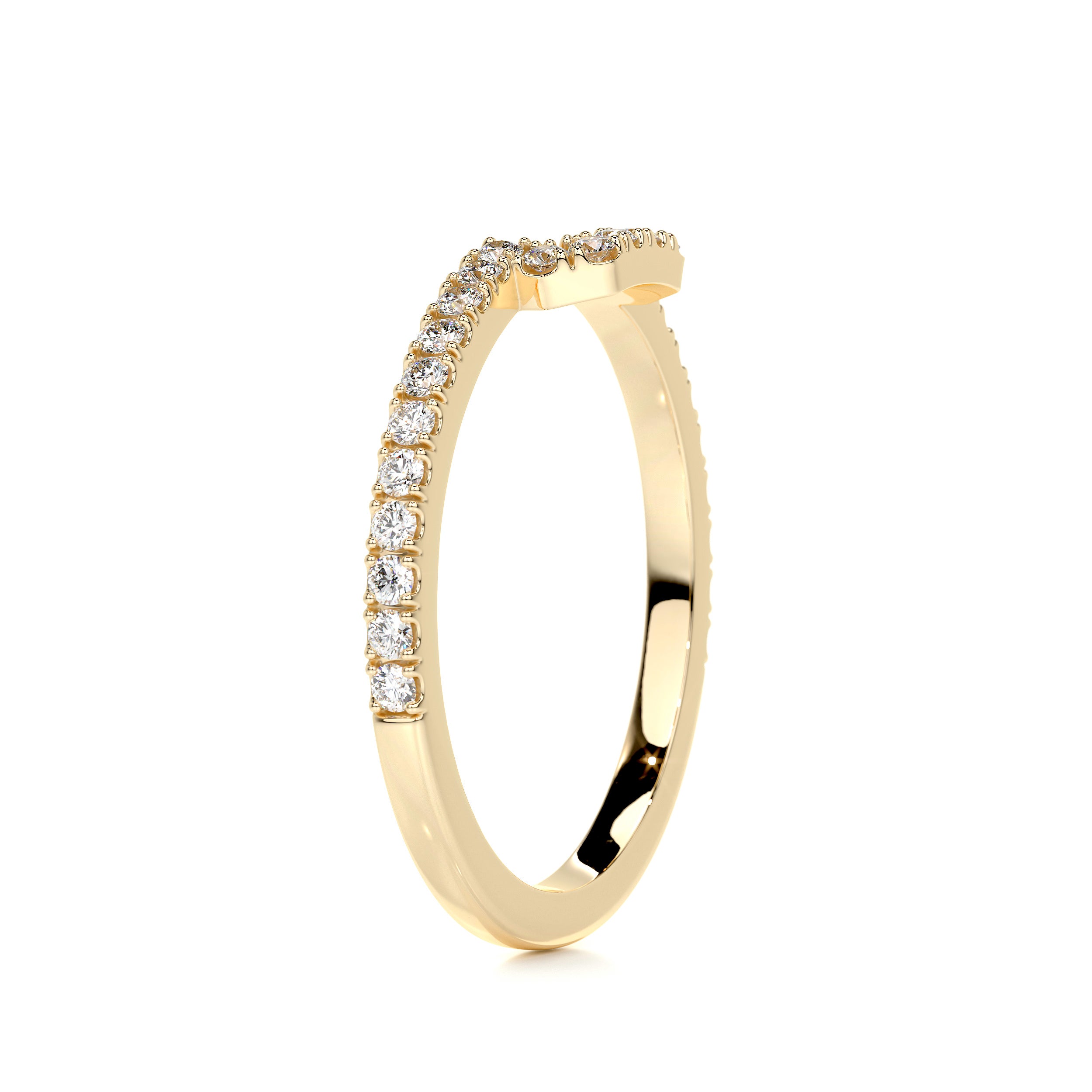 Luna Diamond Wedding Ring (0.30 Carat) -18K Yellow Gold、mySite、hinf8tx79