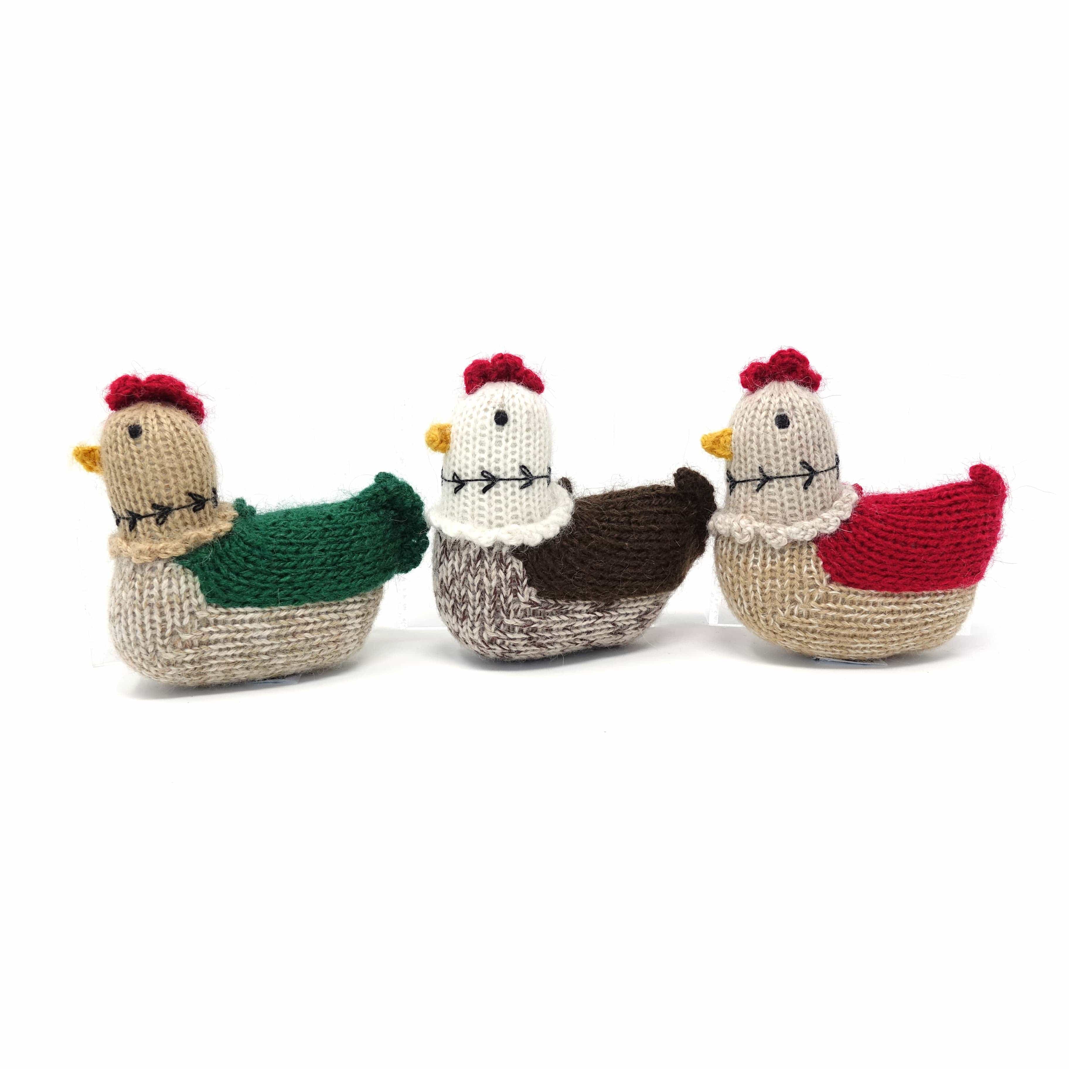 Hen Ornaments Handmade In Peru Cute Little Chickens、mySite、g9winljtr