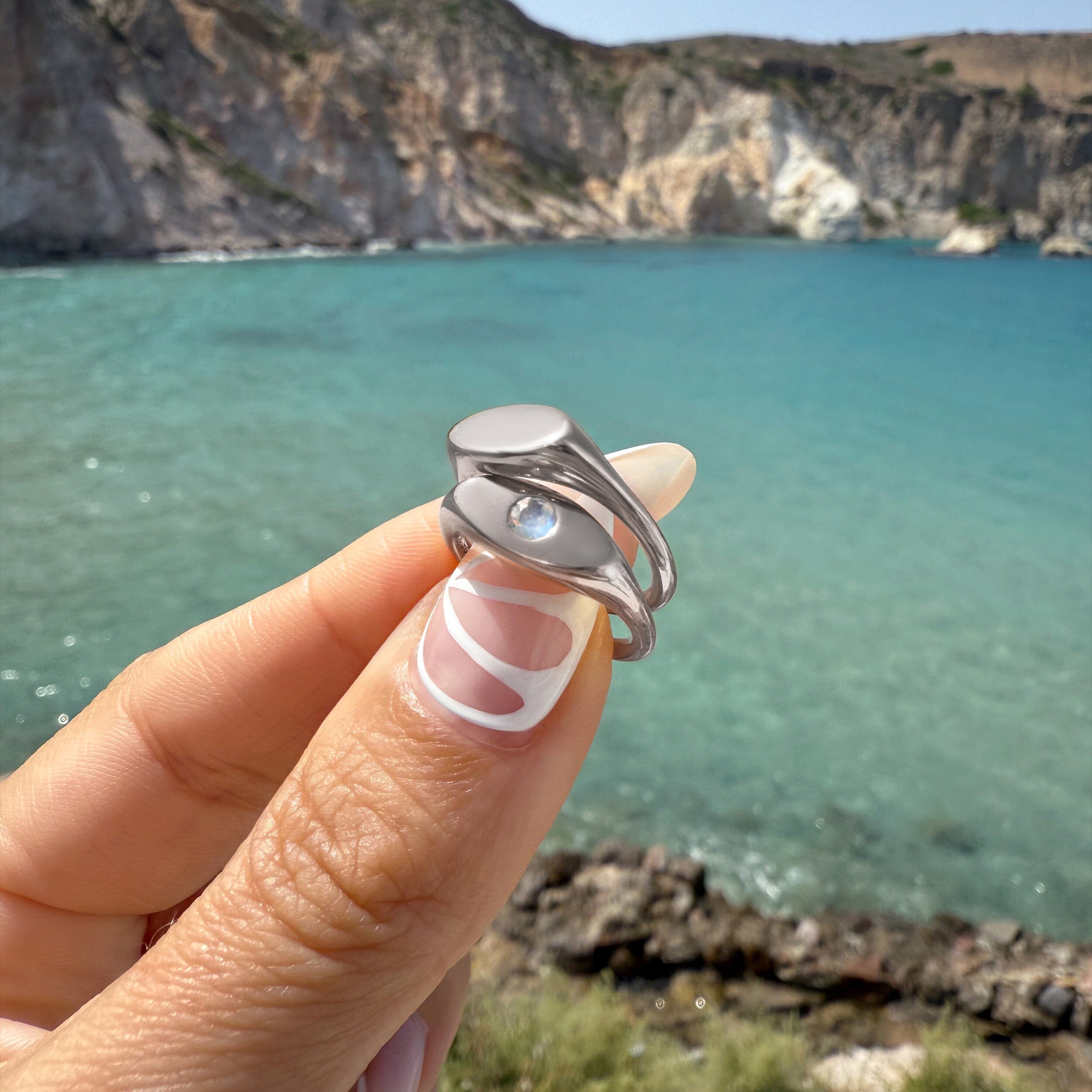 Pinky Ring - Signet Plain、mySite、hinf8tx79