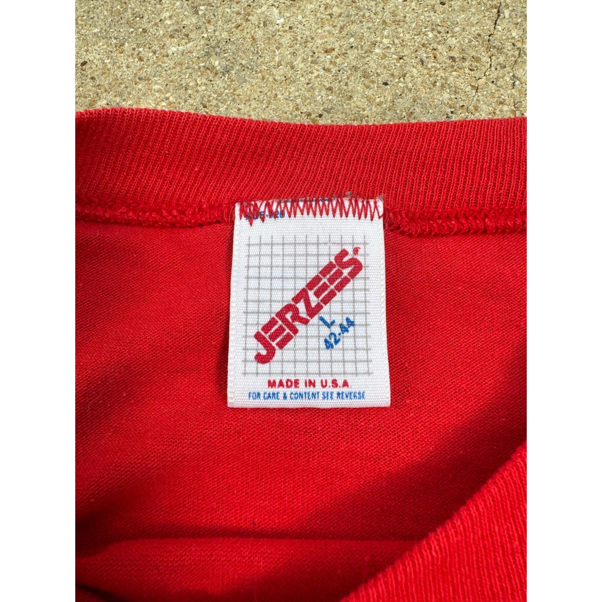 80's New York City Snowman Christmas Single Stitch Tee T-Shirt Large、mySite、garagedoors4me