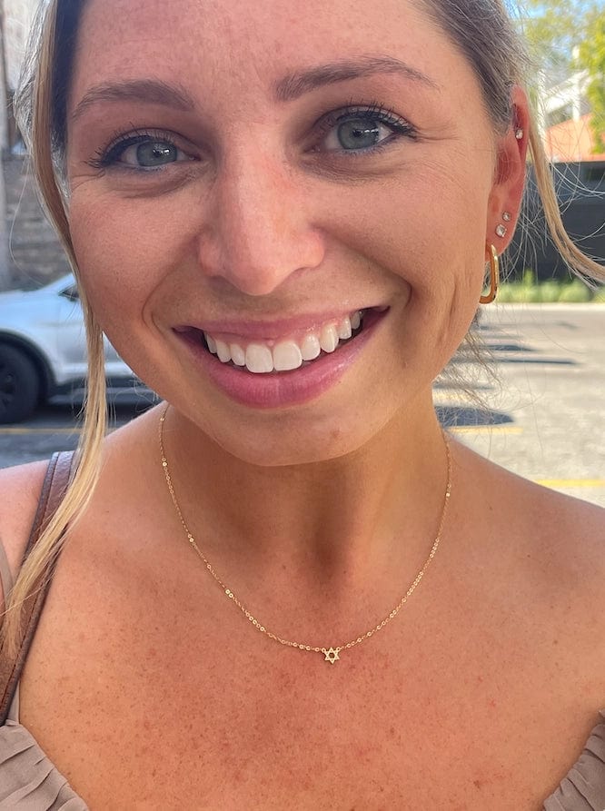 Teeny Tiny Star of David Necklace、mySite、topwebapps