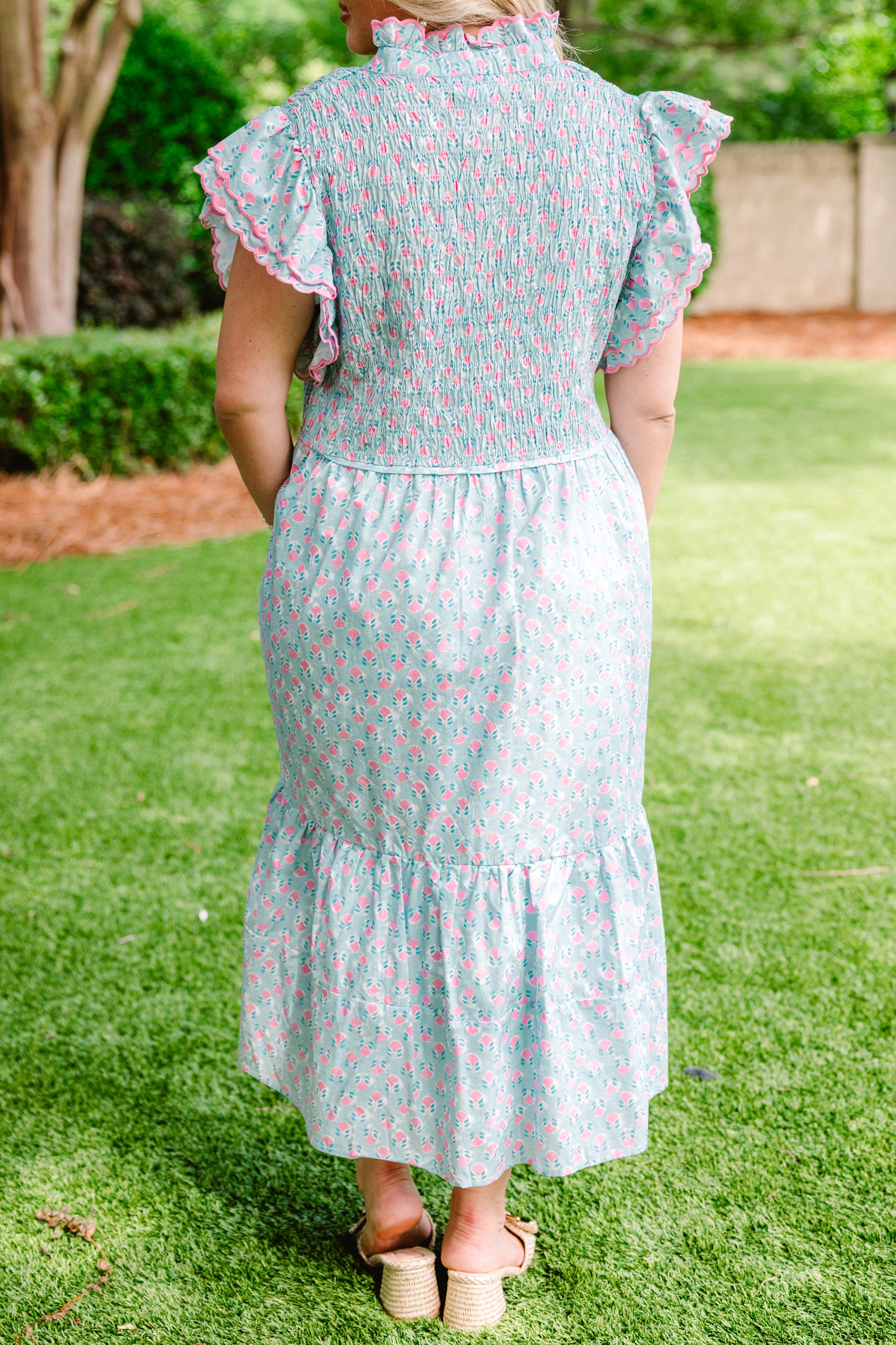  Learning To Grow Dress, Sky Blue、mySite、justintrudeaud