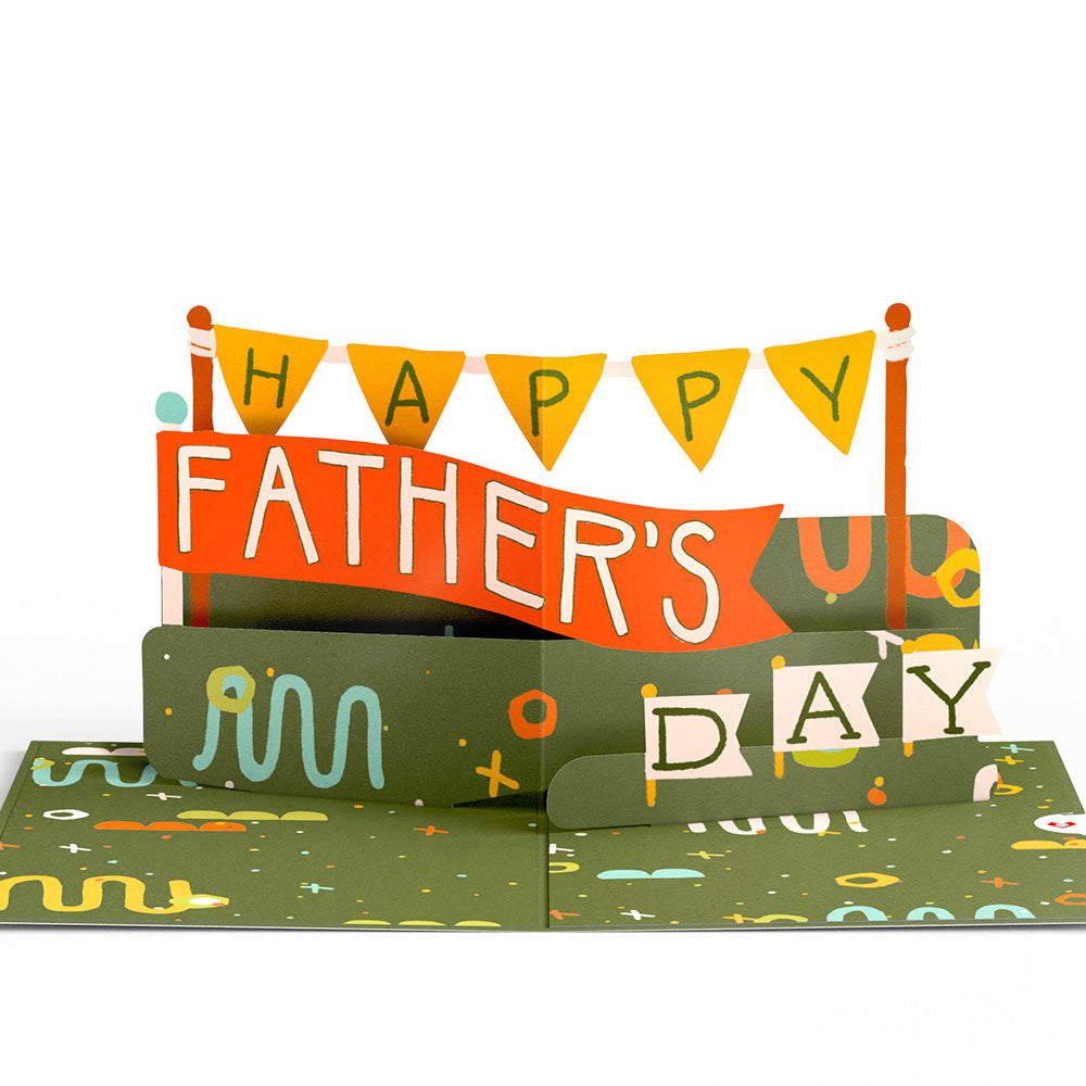 Happy Father's Day Banner Pop-Up Card、mySite、solidvoid