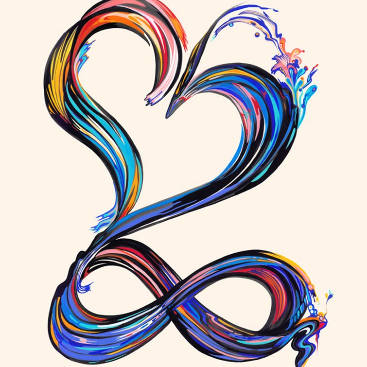  Infinite Love Ketubah by Nava Shoham、mySite、elrpsem3k
