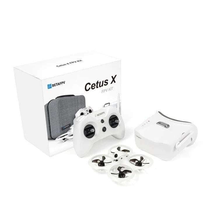  BetaFPV RTF Cetus X FPV Analog Kit - Cetus Whoop, Goggles, Transmitter, Batteries, Charger & Case、mySite、merchandisen