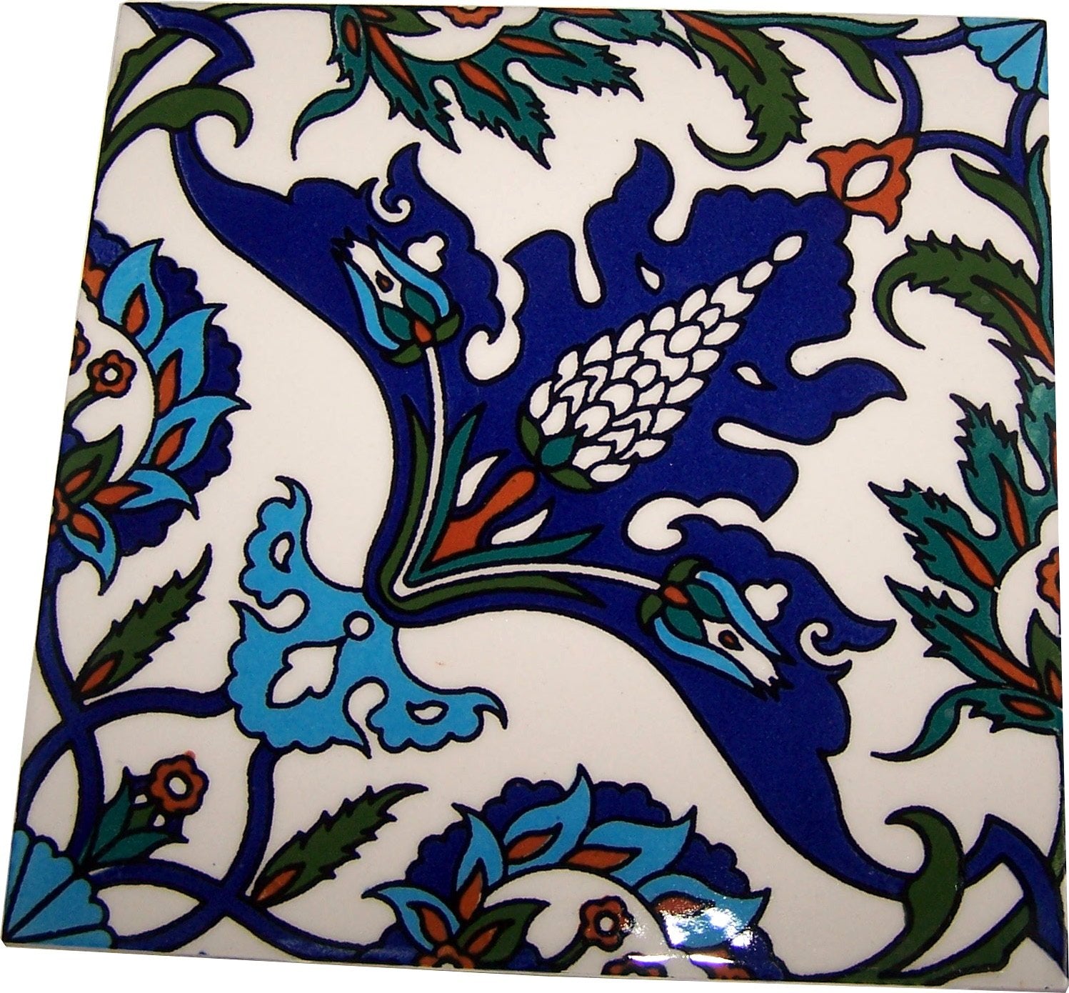  Modular Hand Painted Tile from Jerusalem Model VII - 6 Inches - Asfour Outlet Trademark、mySite、elrpsem3k