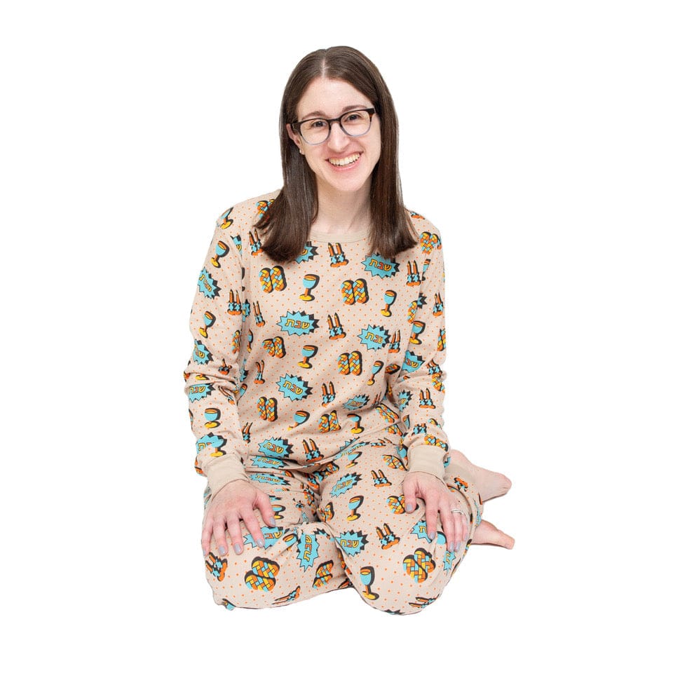 Shabbat Pop Art Pajamas - (Adults Unisex Sizes S - XXL)、mySite、topwebapps