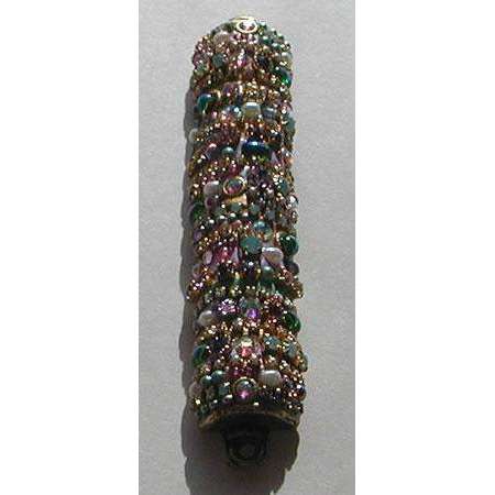 Michal Golan Pastel Swarovski Crystal Mezuzah、mySite、topwebapps