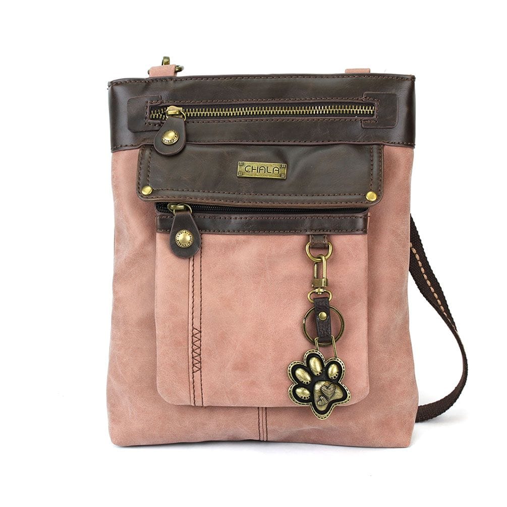Gemini Crossbody Bag with Paw Keychain by Chala VEGAN、mySite、g9winljtr