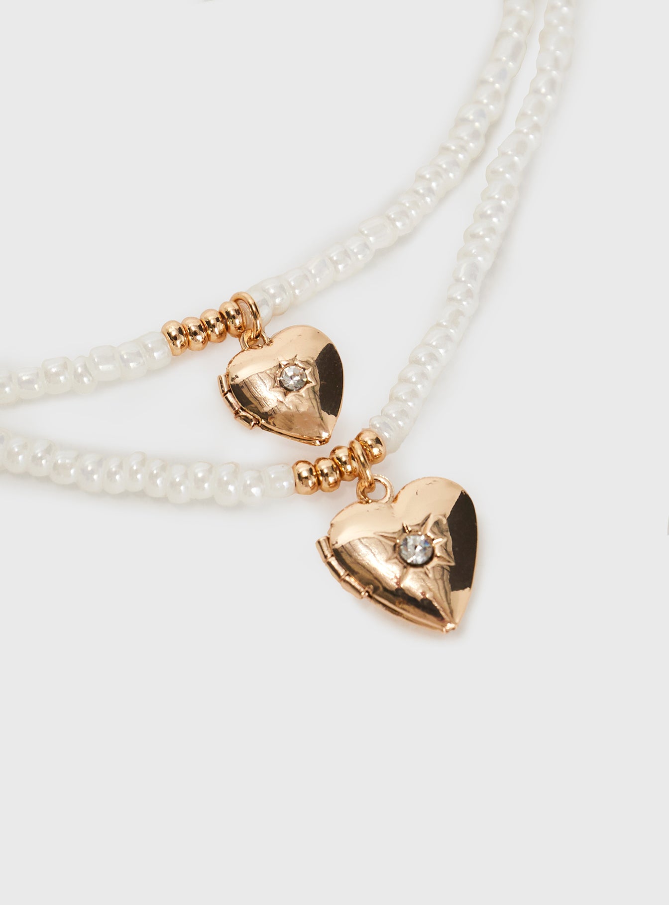 Rosy Cheeks Layered Necklace Multi、mySite、solidvoid