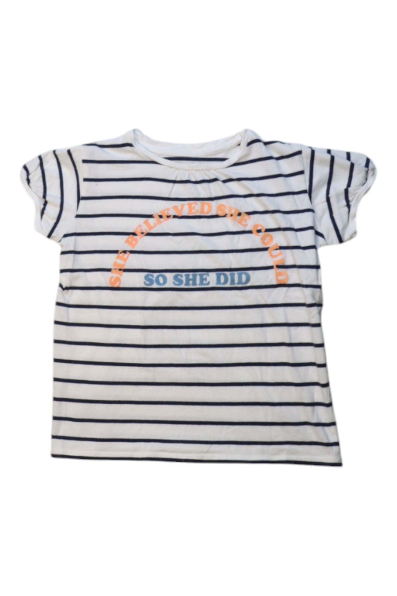 Velveteen Striped Short Sleeve Top 6T、mySite、g9winljtr