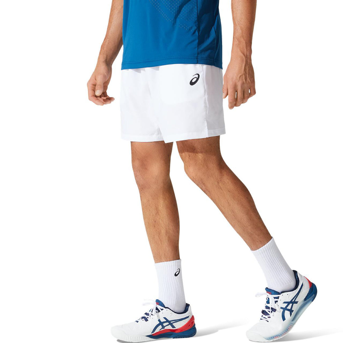 Asics Men's Short 7-Inch (Brilliant White)