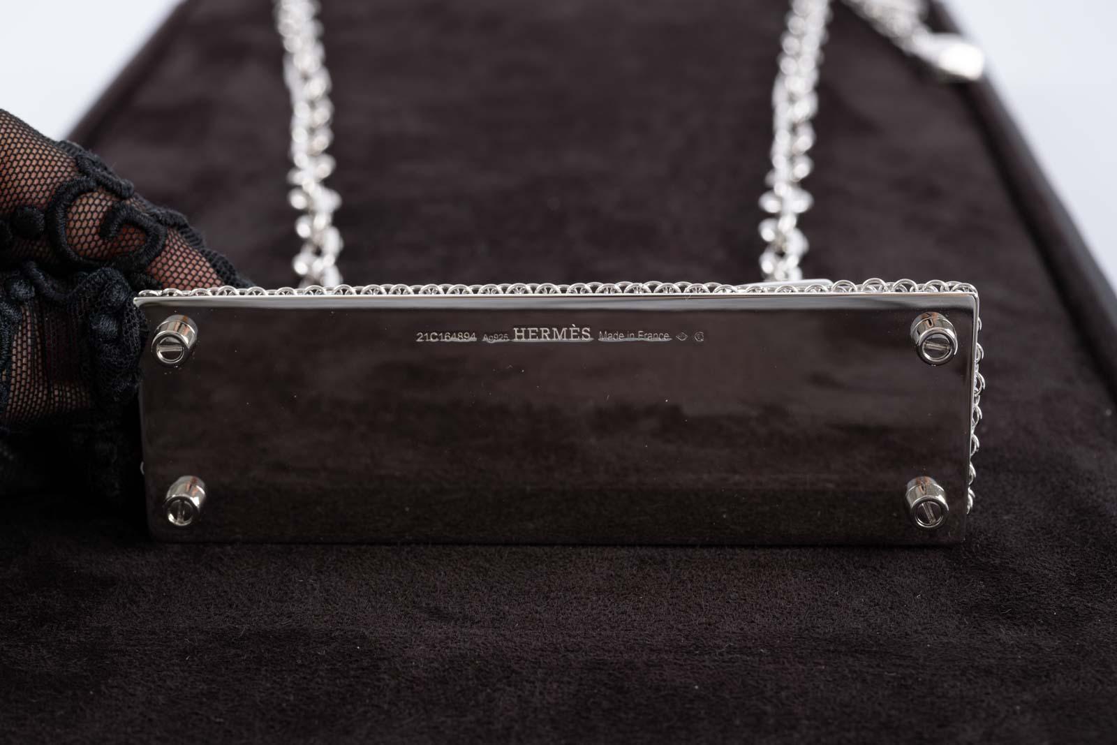 Hermès Kelly Sterling Silver Sac Bijou Chaine Bag、mySite、garminoutage.com