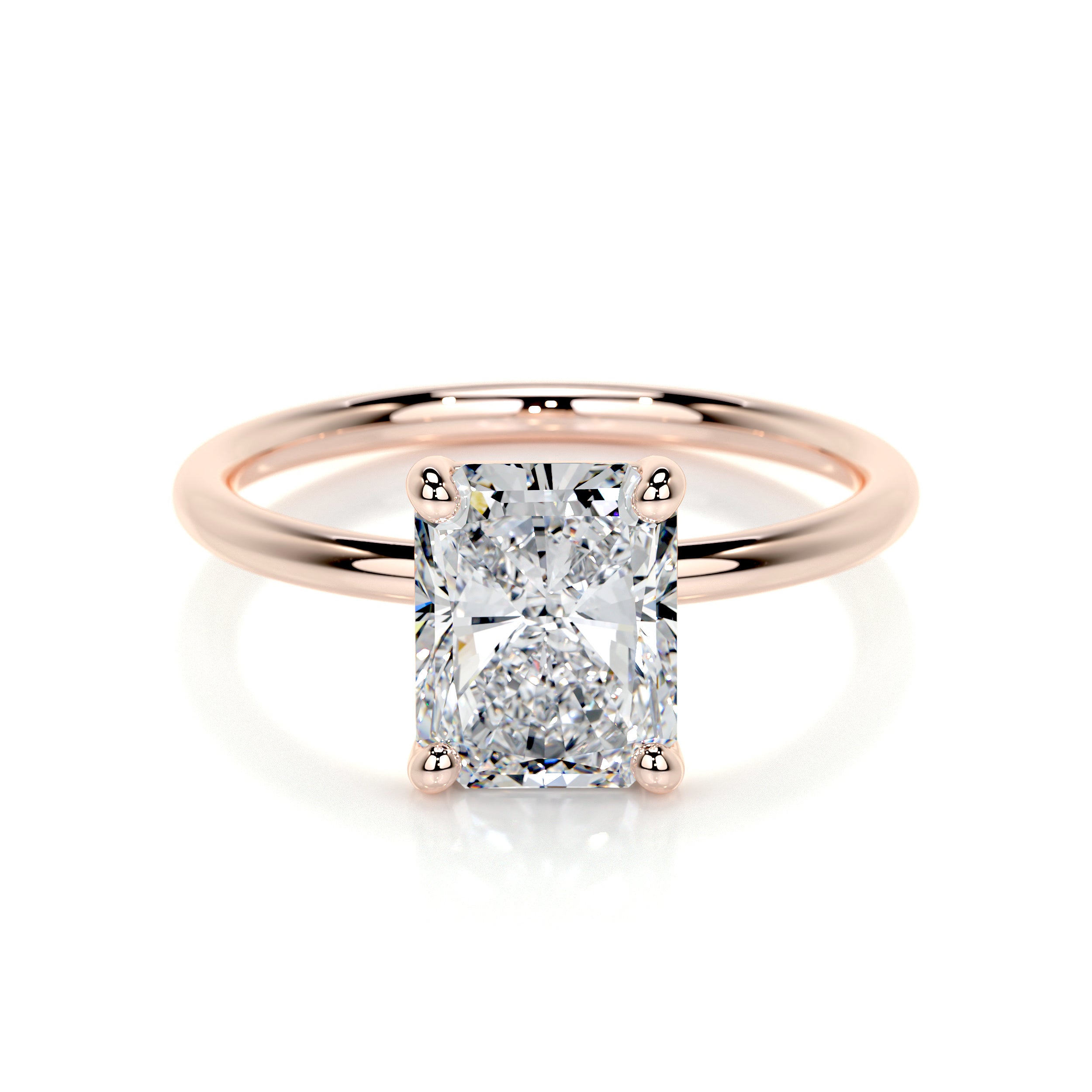 Harper Lab Grown Diamond Ring -14K Rose Gold、mySite、hinf8tx79