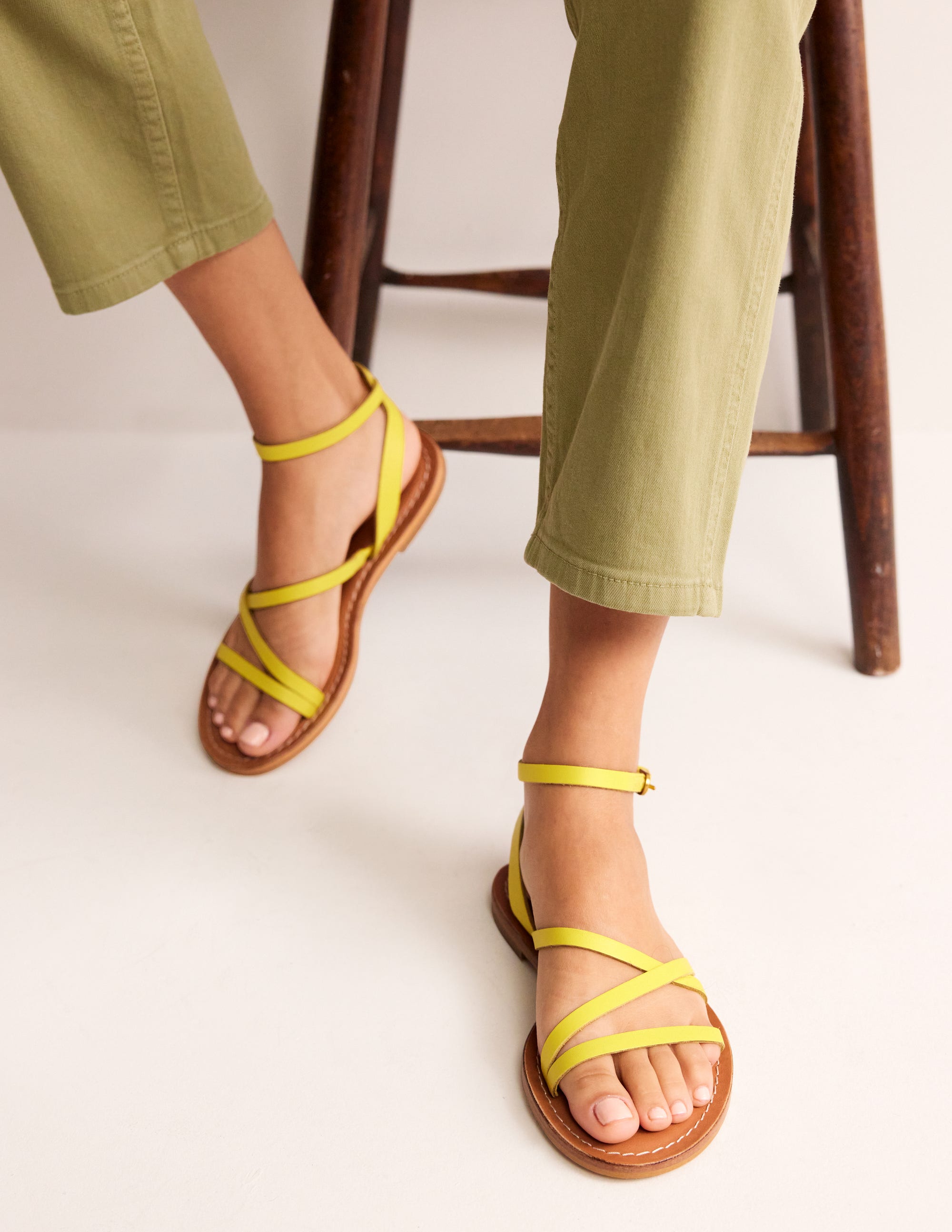  Everyday Flat Sandals-Mimosa Yellow、mySite、ashleygrahame