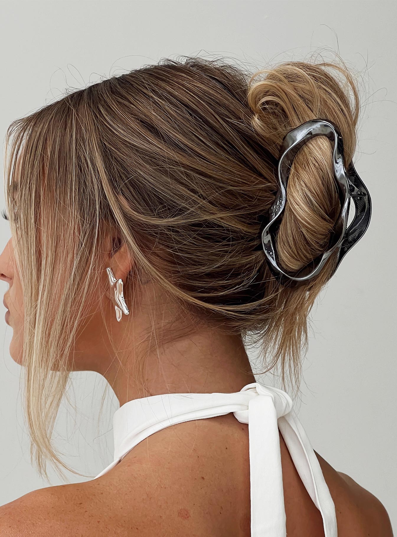 Take It Off Hair Clip Black、mySite、solidvoid