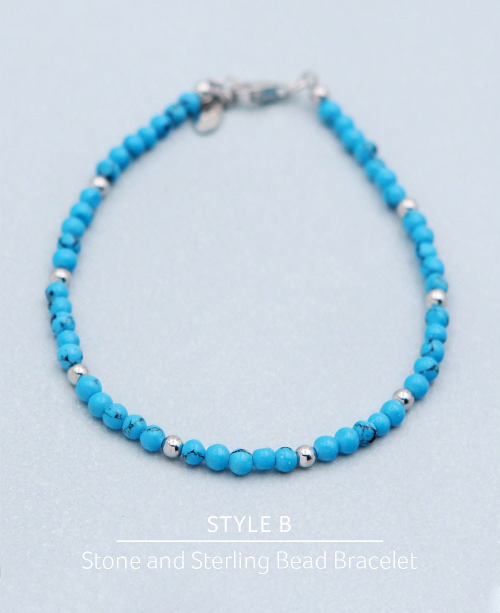 Dainty Beads Turquoise Gemstone Bracelets, Multiple Styles、mySite、topwebapps