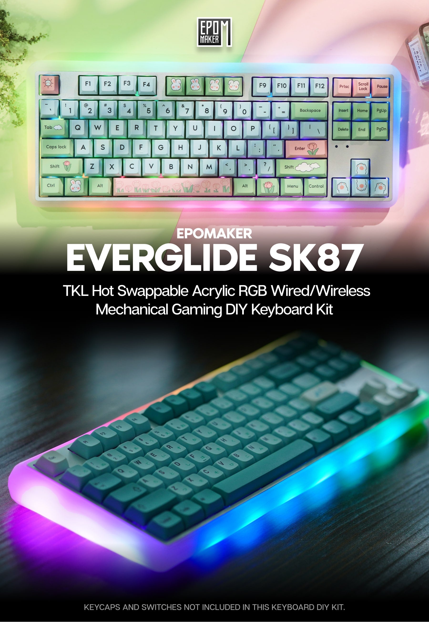 Epomaker Everglide SK87 Kit