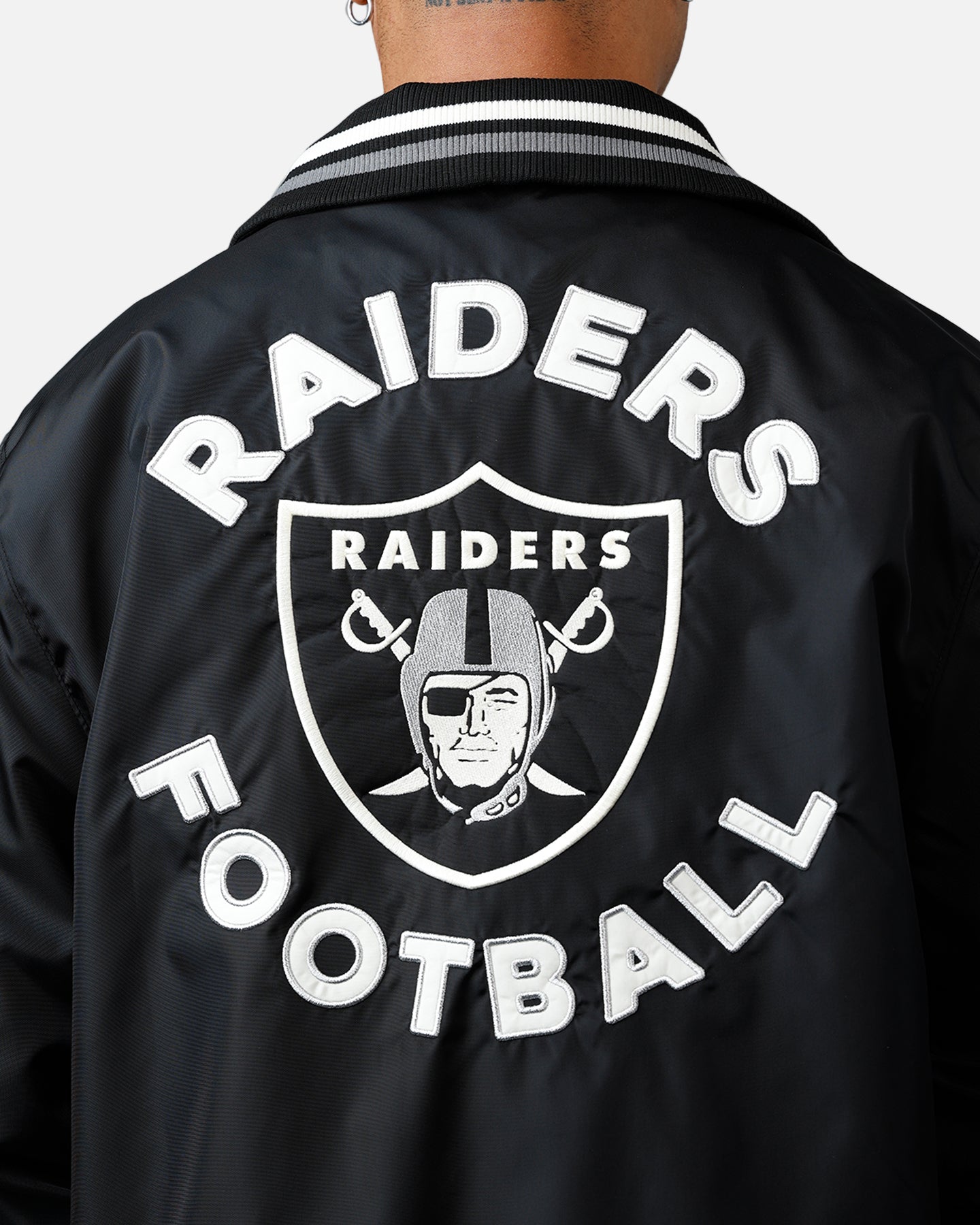 New Era Las Vegas Raiders Throwback Jacket Black、mySite、zt4zffjzw