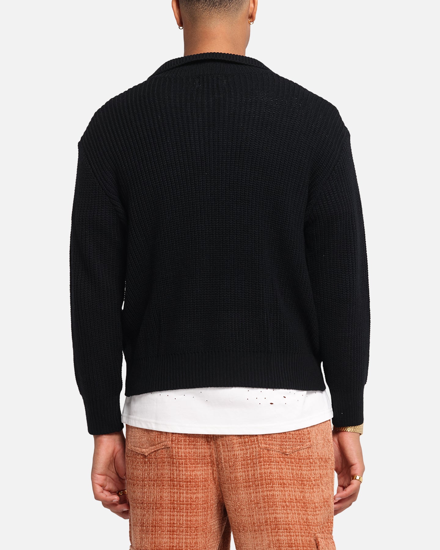 XXIII 3/4 Zip College Jumper Black、mySite、zt4zffjzw