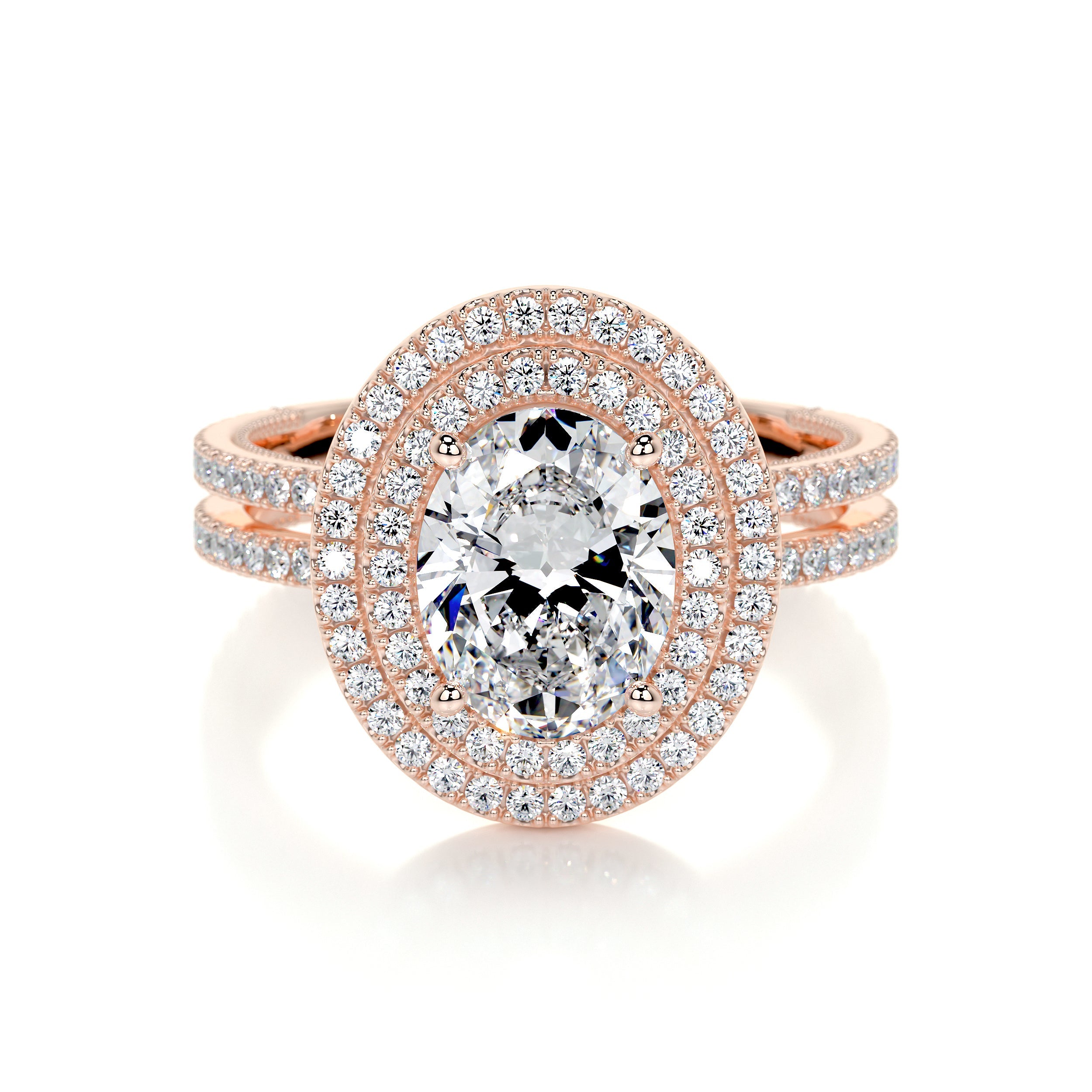 Willa Lab Grown Diamond Ring -14K Rose Gold、mySite、hinf8tx79