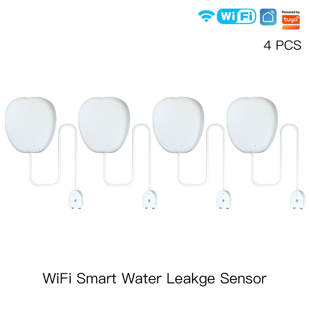 WiFi Smart Flood Sensor Home Alarm Water Leakage Detector、mySite、fannypackpong