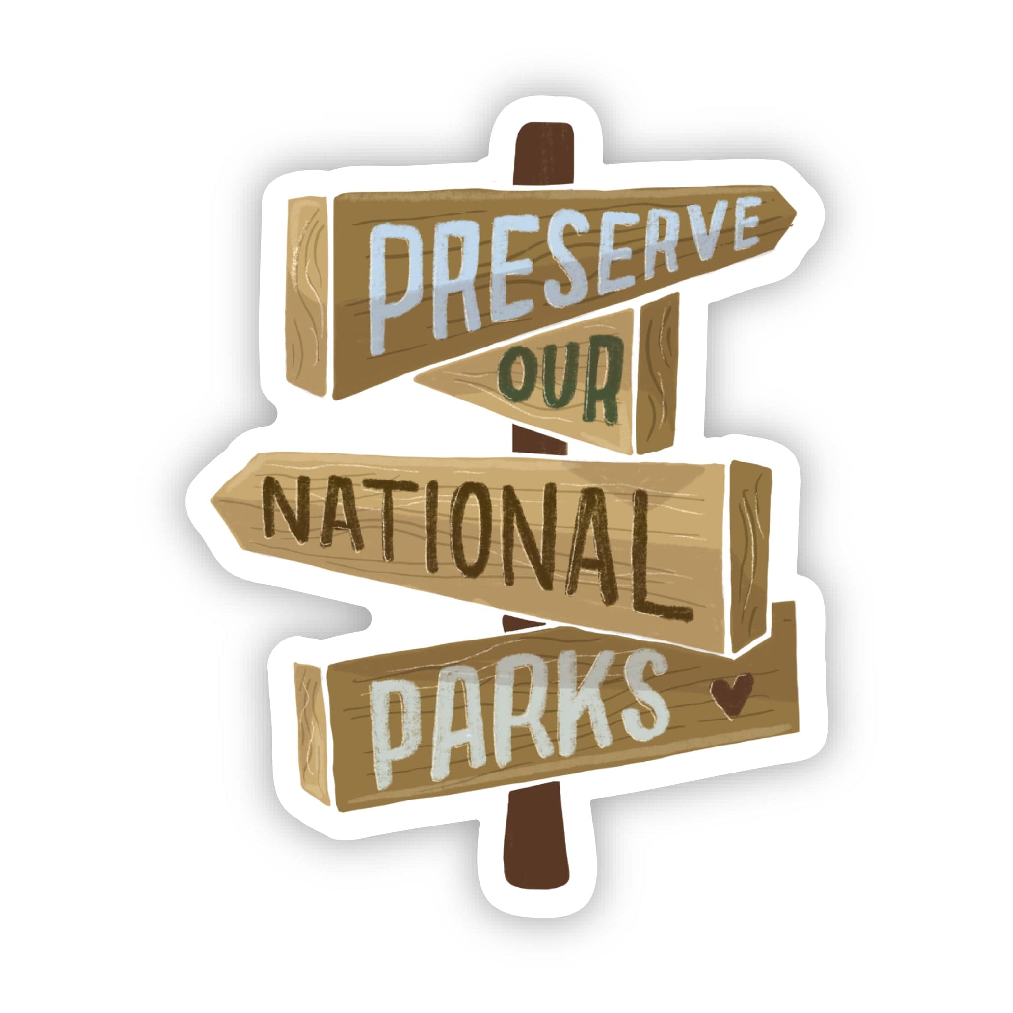  Preserve Our National Parks Sticker、mySite、elrpsem3k
