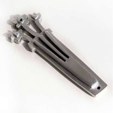 Emily Rosenfeld Pewter Flower Mezuzah、mySite、topwebapps