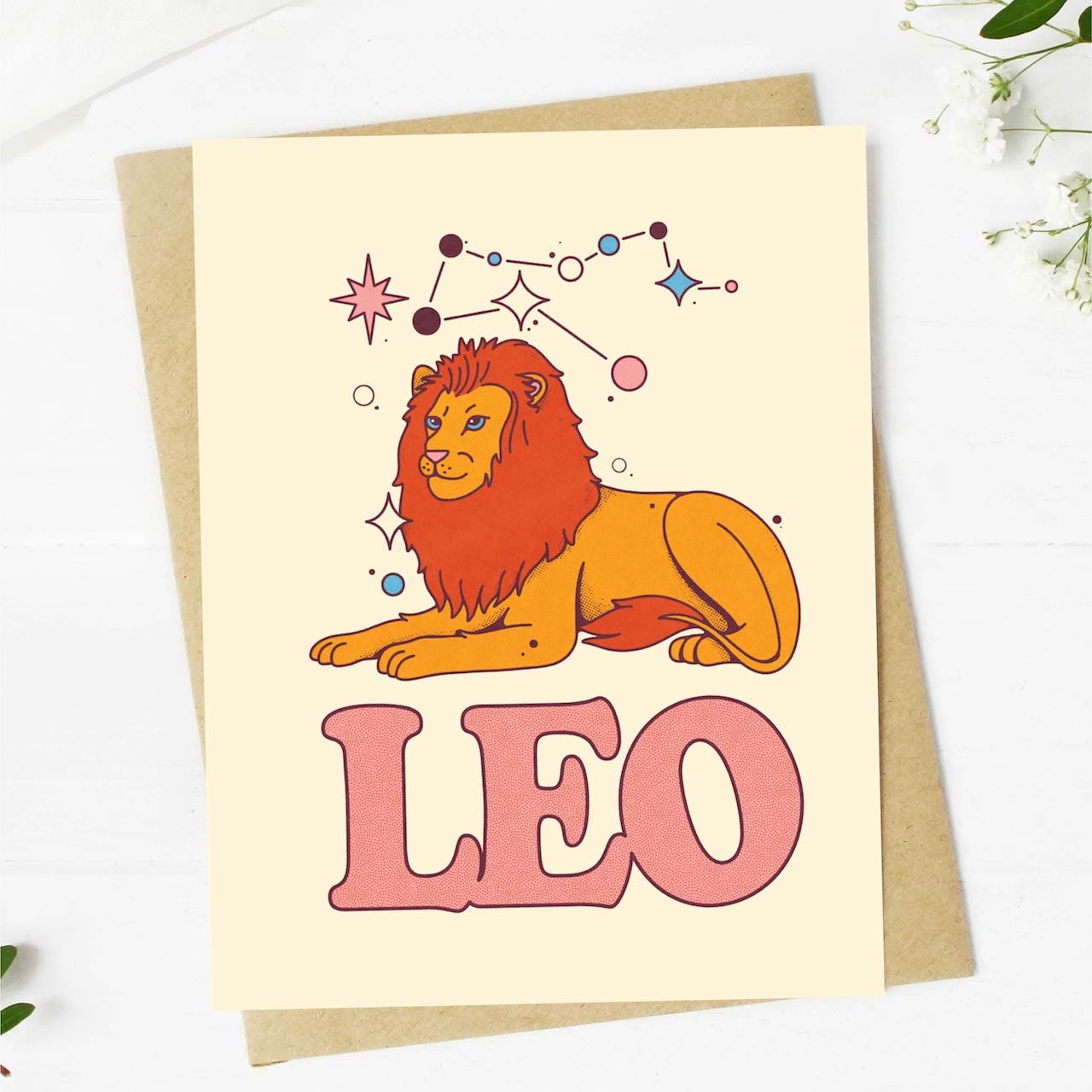  Leo Zodiac Greeting Card、mySite、elrpsem3k