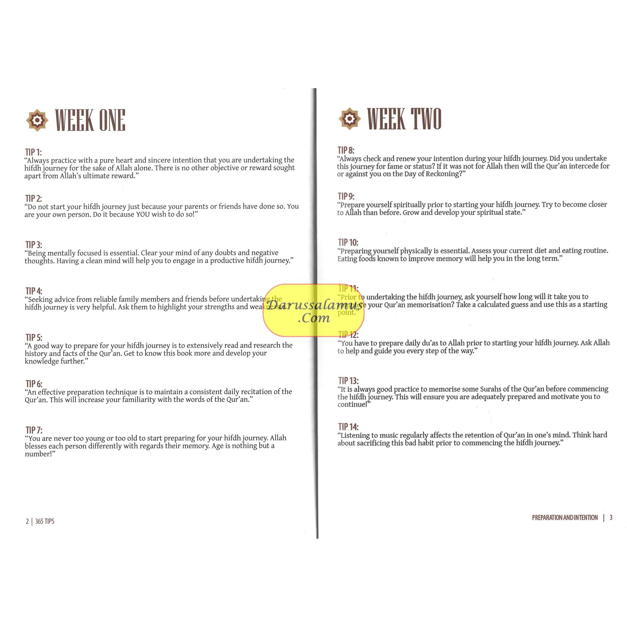 365 Tips To Help You Memorise The Quran By Ishaaq Jasat、mySite、topwebapps