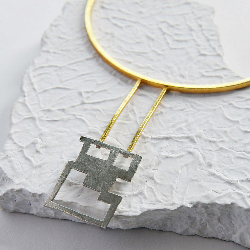 Brass La Niut Neckpiece | Gold & Silver、mySite、camillekostekn