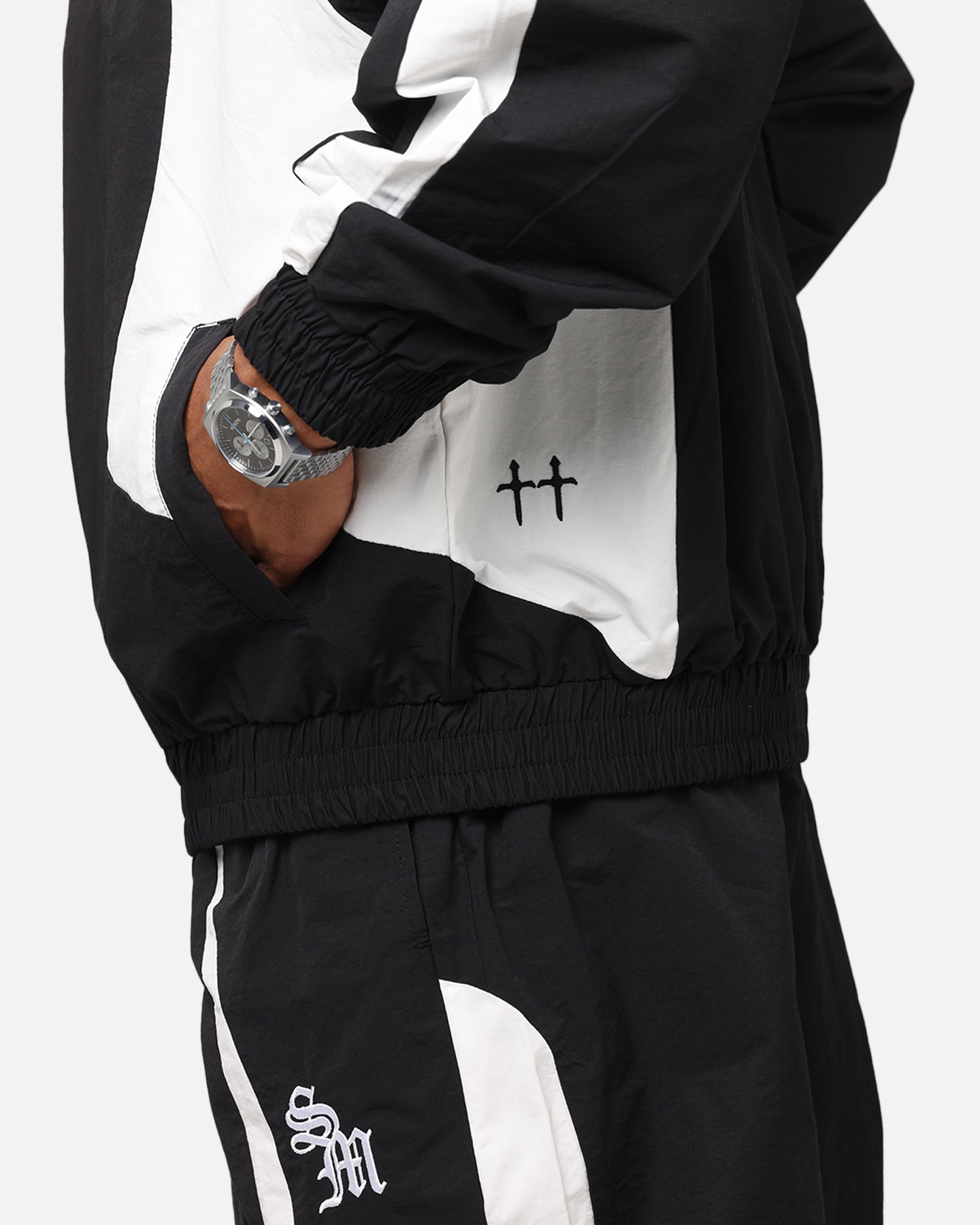 Saint Morta Oblivion Windbreaker Jacket Black/White、mySite、zt4zffjzw