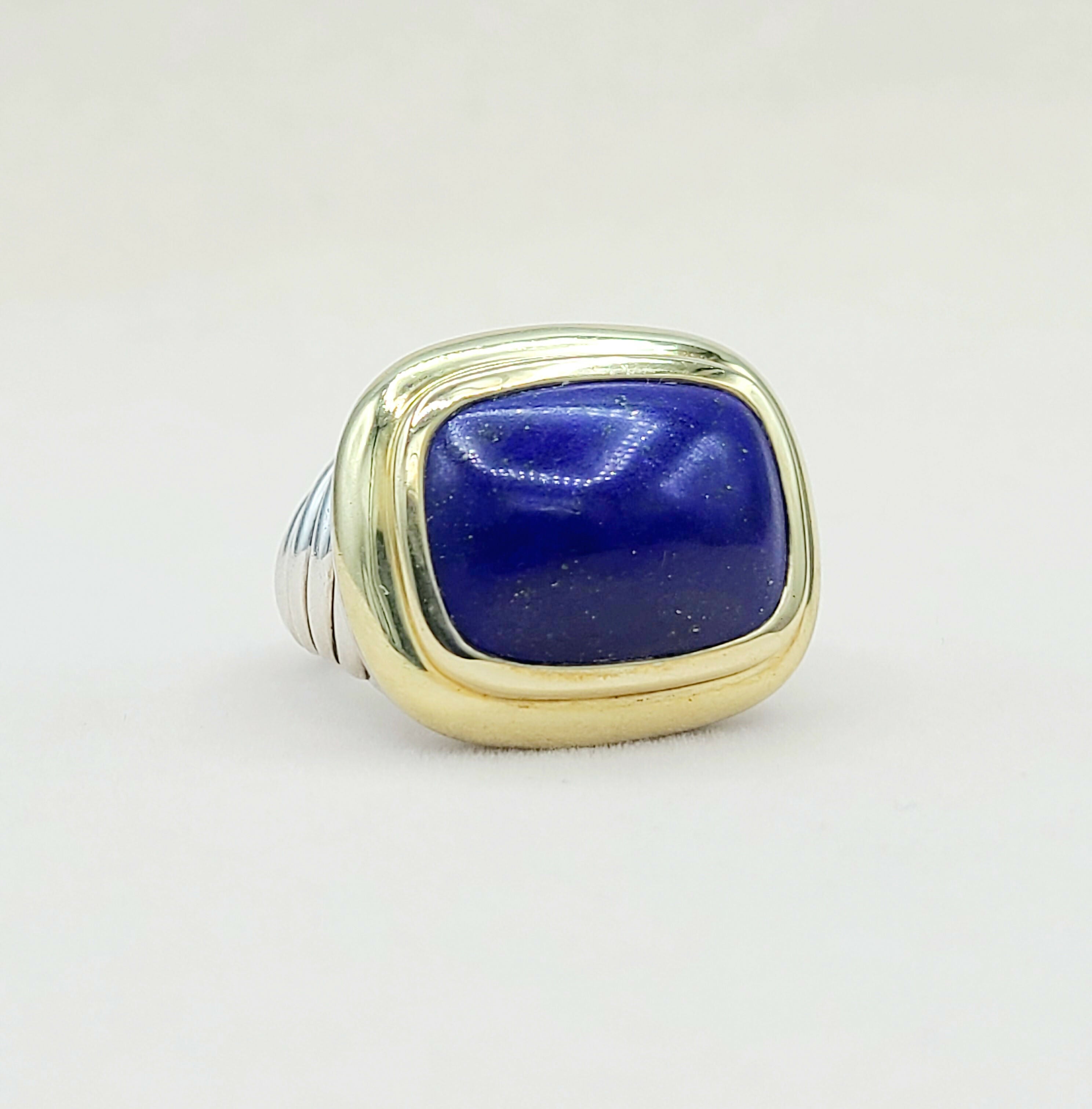 David Yurman Waverly Ring With Lapis Lazuli and Gold、mySite、hinf8tx79