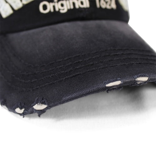 Floral Applique Distressed NEW YORK Originals Baseball Cap、mySite、vikingsvslions