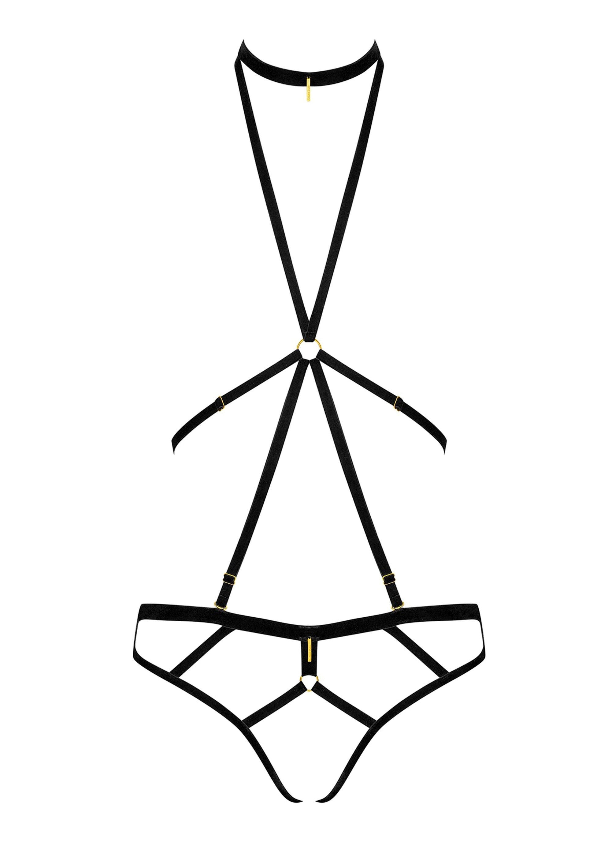  Les Fetiches Velvet Body Harness、mySite、justintrudeaud