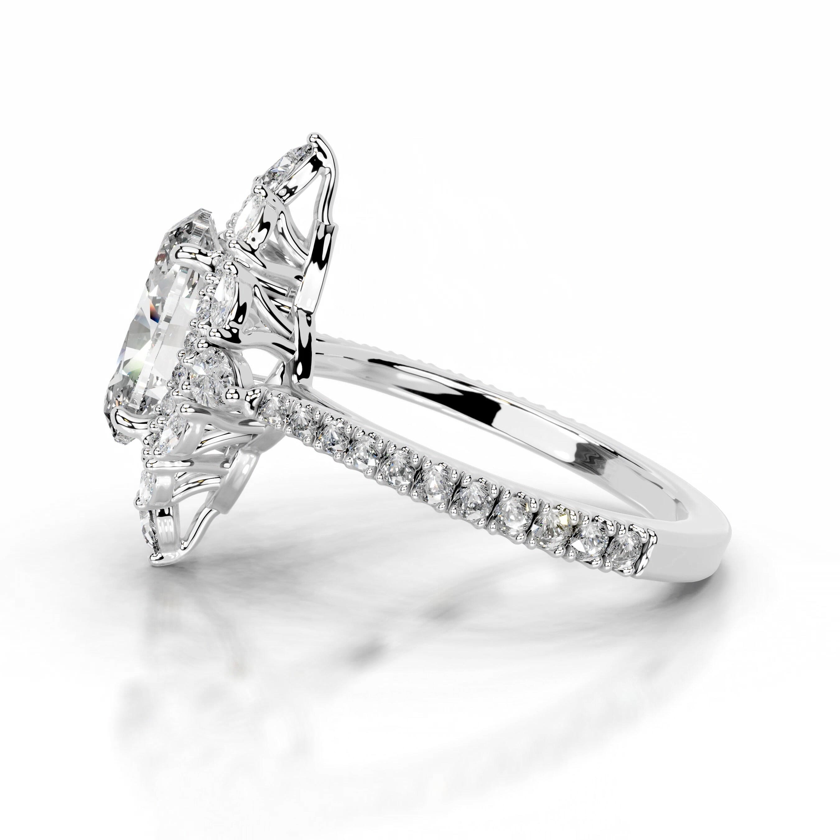 Augustina Diamond Engagement Ring - 18K White Gold、mySite、hinf8tx79