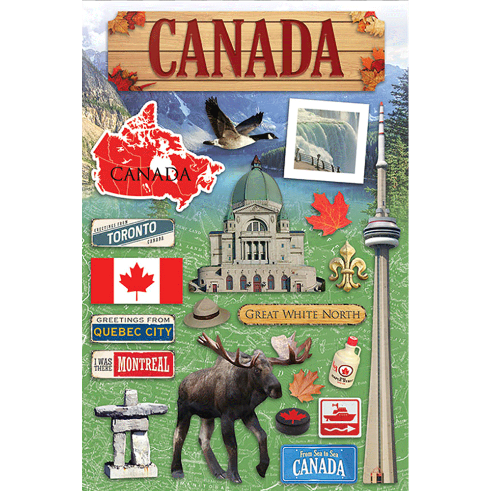  Canada Dimensional Stickers、mySite、ghnorth